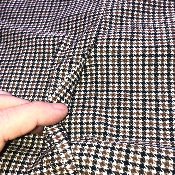 RW&CO Pencil Skirt Knee-Length brown and white- med 32” around- 22” long- used - Picture 5 of 8